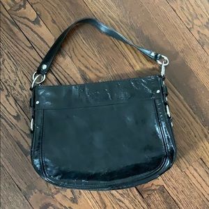Coach patent leather shoulder purse